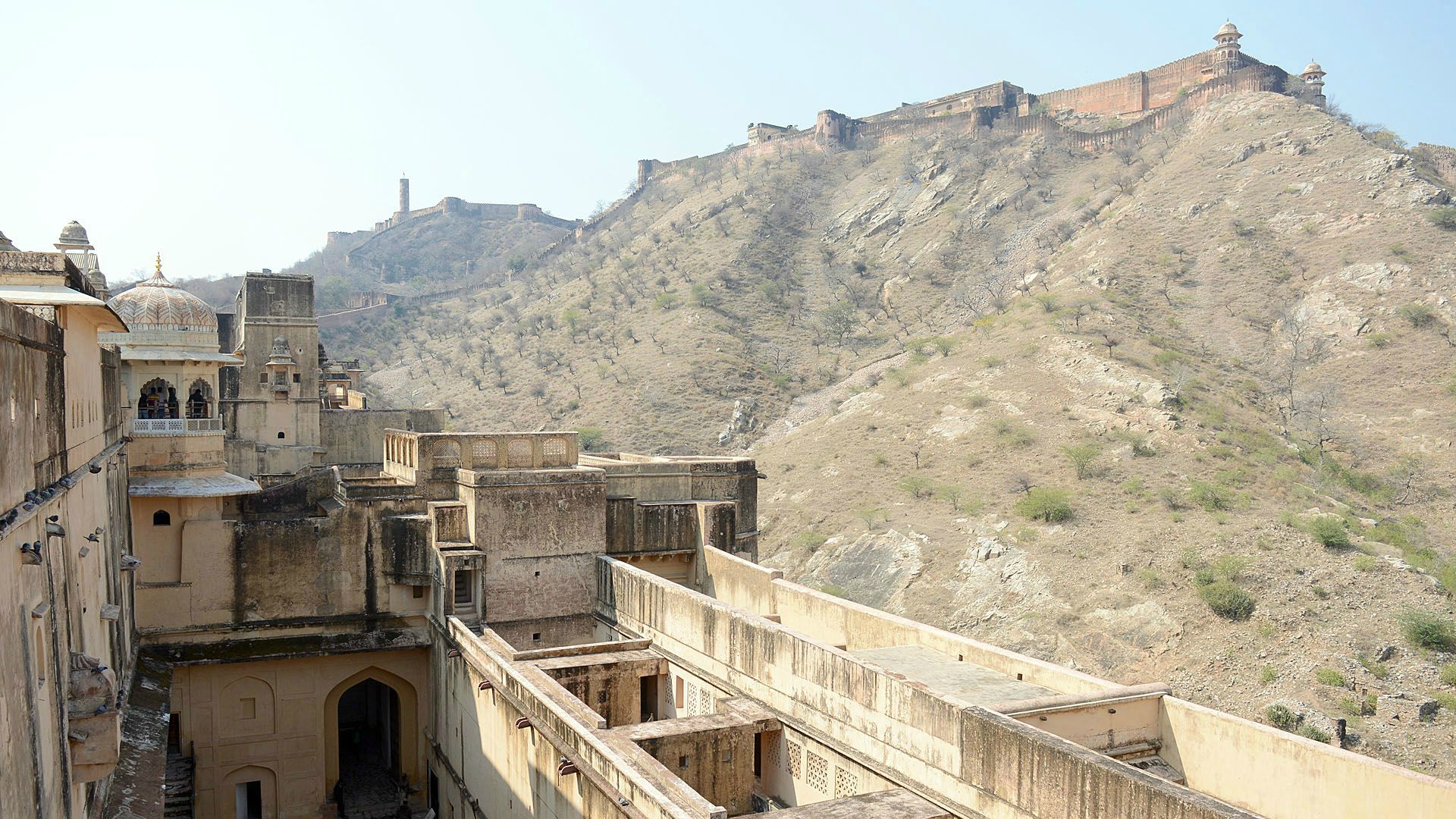 Amber Fort - kompleks budowli obronnych i pałacowych